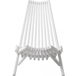 Däckstol vit med nackkudde