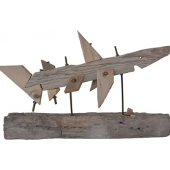 Dekoration Haj - Återvunnet trä