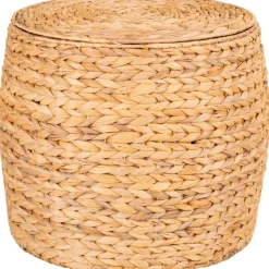 Delia sidobord Ø43 cm - Beige