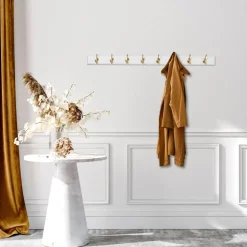 Demandu kroklist 100 cm - Vit/guld