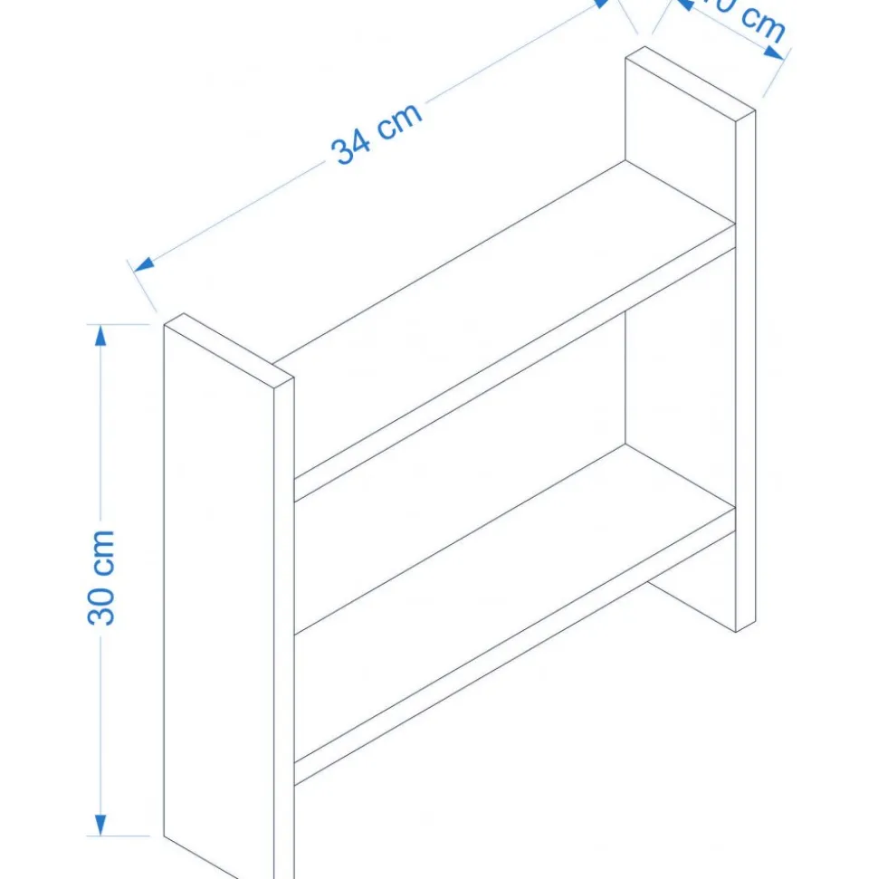 Denver kökshylla - Safir ek