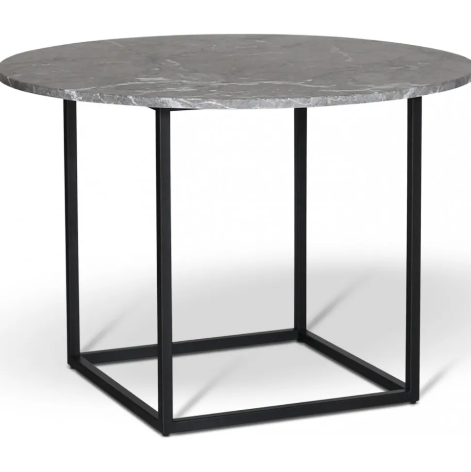 Dexter runt matbord i marmor Ø120 cm - Grå Betano marmorsten