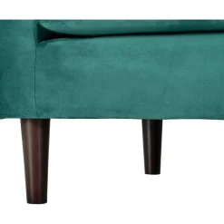 Divansoffa grön 218 cm bred