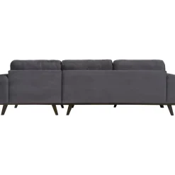 Divansoffa i grått sammet - Copenhagen