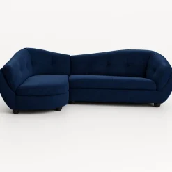 Divansoffa mörkblå - Bello + Textilrengöring för möbler