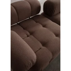 Doblo 2-sits soffa i bouclè - Brun Cappuccino