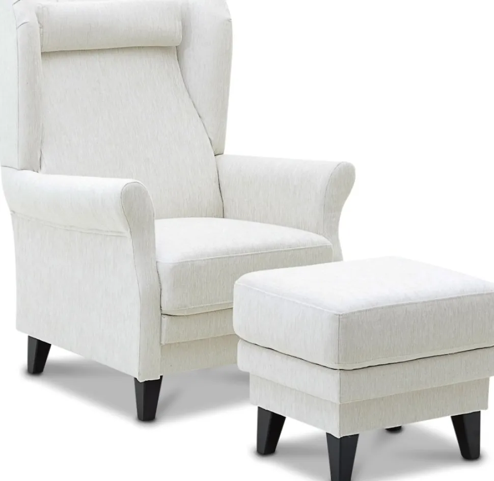 Dora fåtölj - Valfri Färg! + Möbeltassar