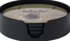 Drinkunderlägg 4-pack hjortmotiv