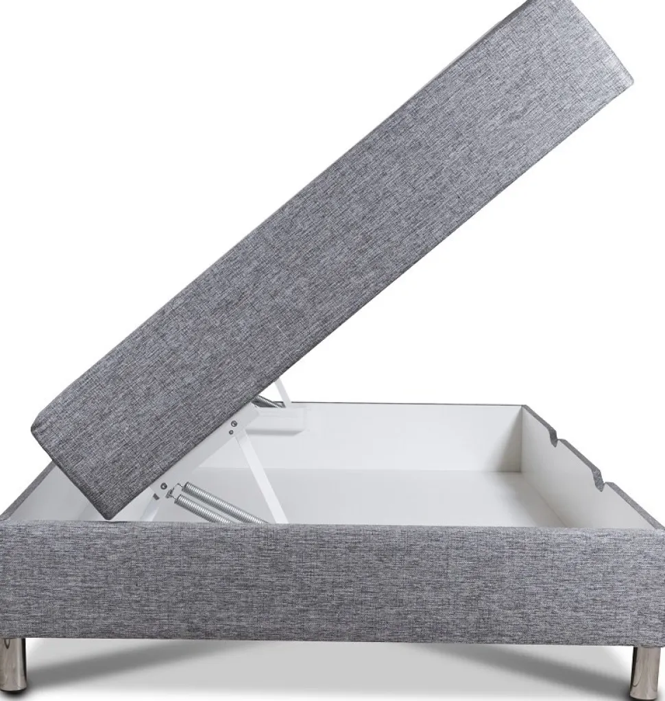 Drömma boxbed säng med förvaring 120 x 200 cm - Valfri färg + Möbeltassar