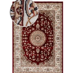 Dubai Medallion wiltonmatta Röd