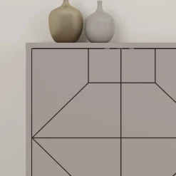 Dune skänk 184 cm - Ljus mocka