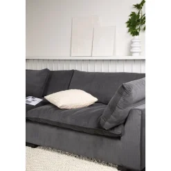 Durham 3-sits soffa - Mörkgrå