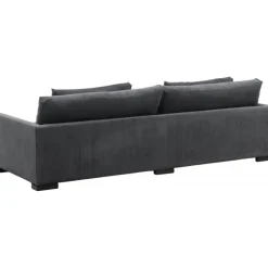 Durham 3-sits soffa - Mörkgrå