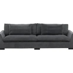 Durham 3-sits soffa - Mörkgrå