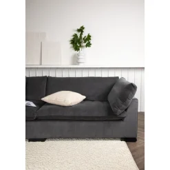 Durham 3-sits soffa - Mörkgrå