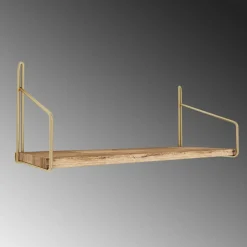 Duverney vägghylla - Guld/brun