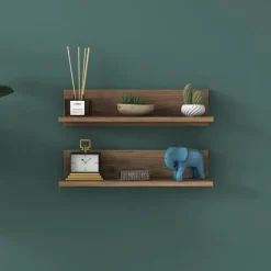 Ebba vägghylla i valnöt