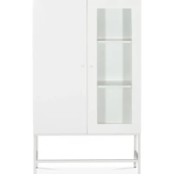 Edge highboard - Vit högtryckslaminat (HPL)