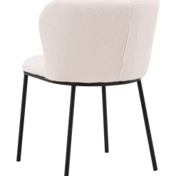 Edina matstol - Svart/vit