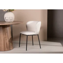 Edina matstol - Svart/vit