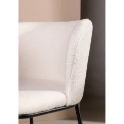 Edina matstol - Svart/vit