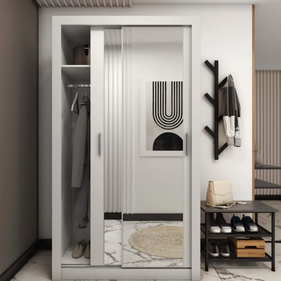 Einar garderob 18 - Vit