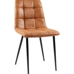 Eksjö stol i Cognac microfiber + Möbeltassar