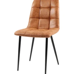 Eksjö stol i Cognac microfiber