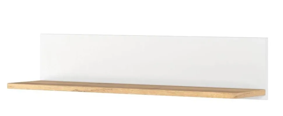 Eldon vägghylla - Vit/ek