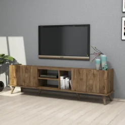 Elegant TV-bänk - Valnöt