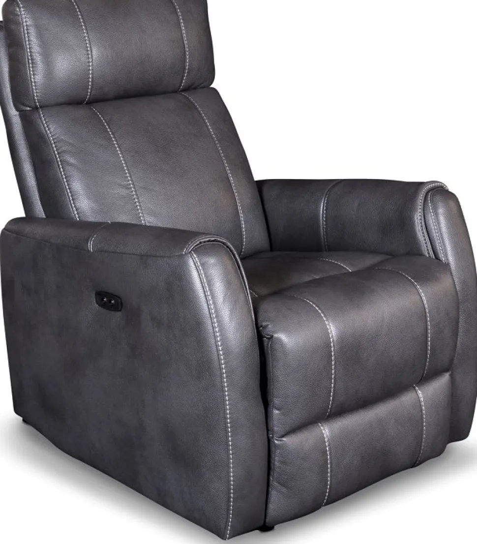 Elektrisk reclinerfåtölj grå - Elof