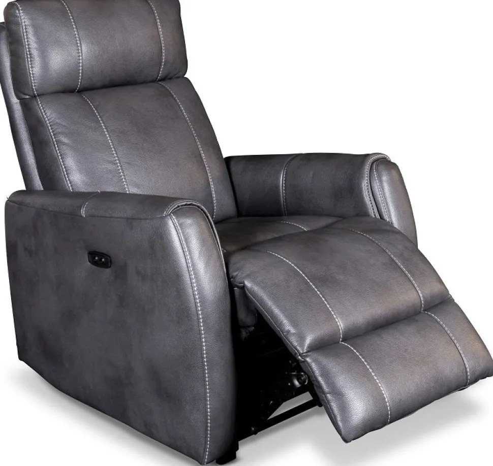 Elektrisk reclinerfåtölj grå - Elof + Textilrengöring för möbler