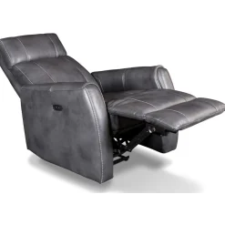 Elektrisk reclinerfåtölj grå - Elof + Textilrengöring för möbler