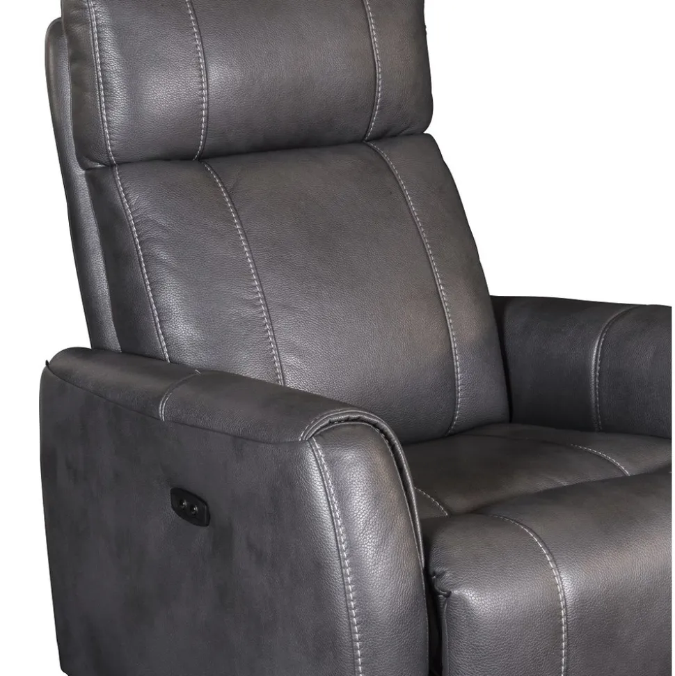 Elektrisk reclinerfåtölj grå - Elof + Textilrengöring för möbler