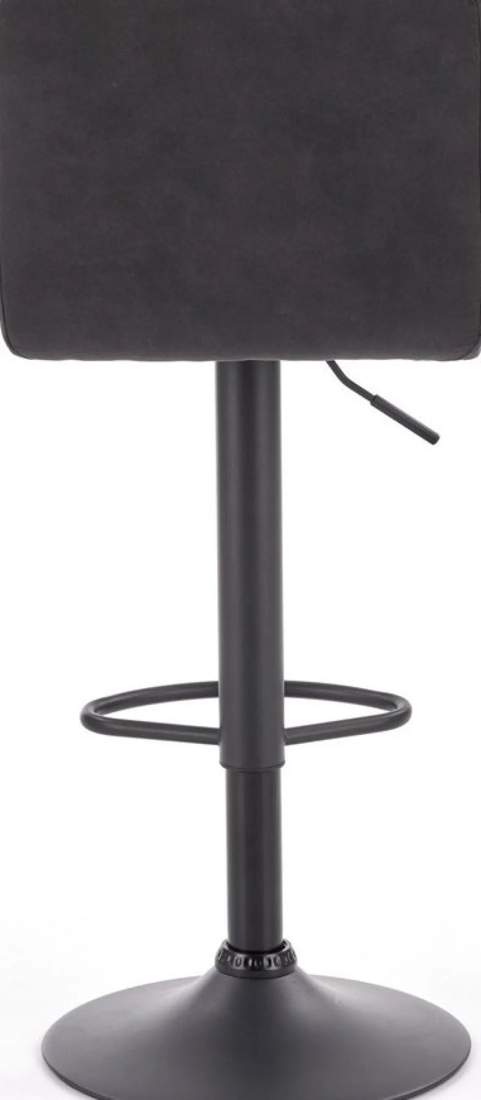 Elfrieda barstol i mörkgrå PU