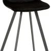 Elisa barstol - Svart sammet