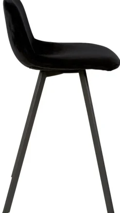 Elisa barstol - Svart sammet