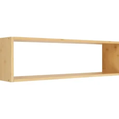 Ember vägghylla 70x15x19,5 cm - Bambu