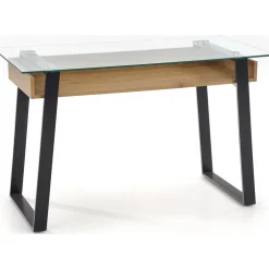 Emma skrivbord 120 x 60 cm - Ek/svart