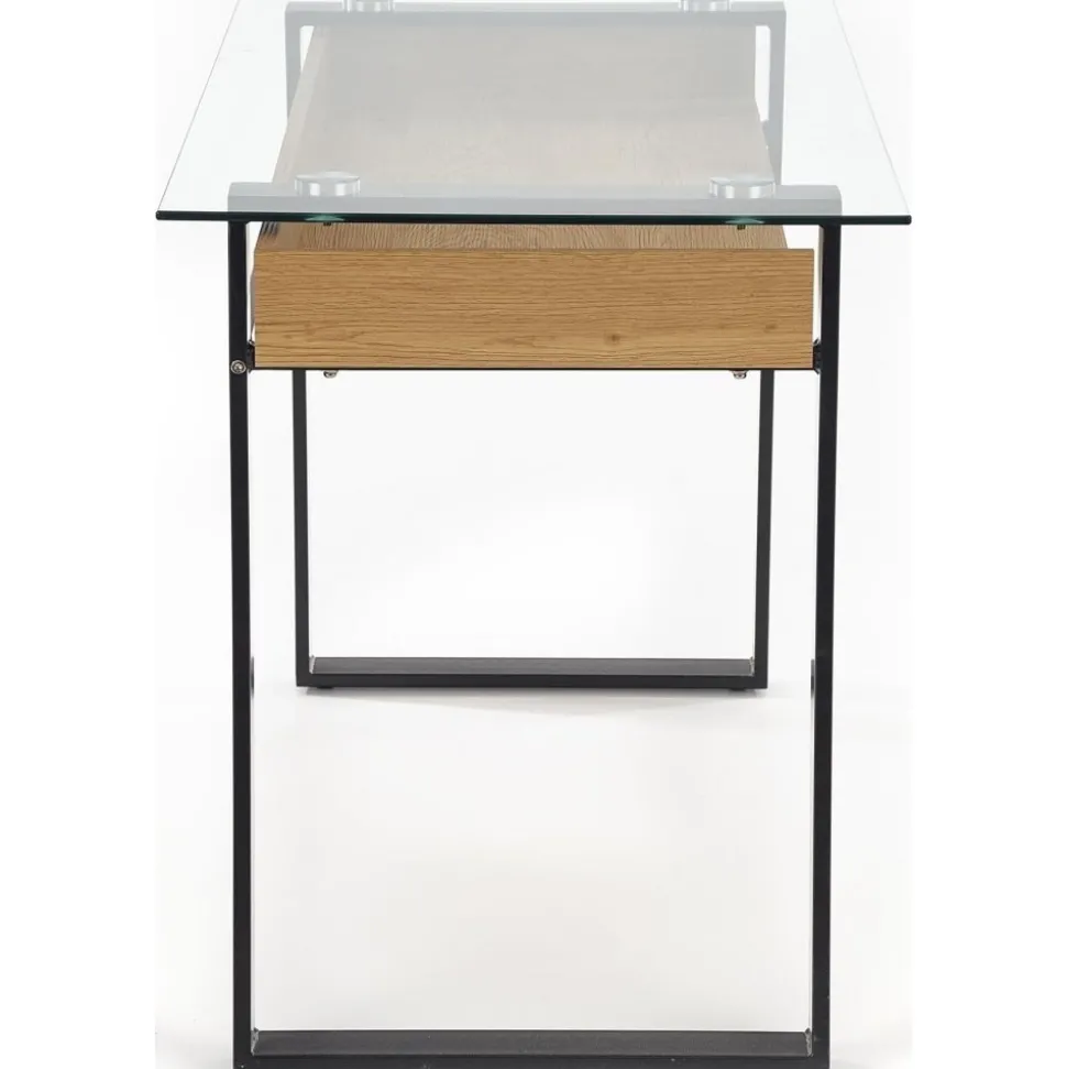 Emma skrivbord 120 x 60 cm - Ek/svart