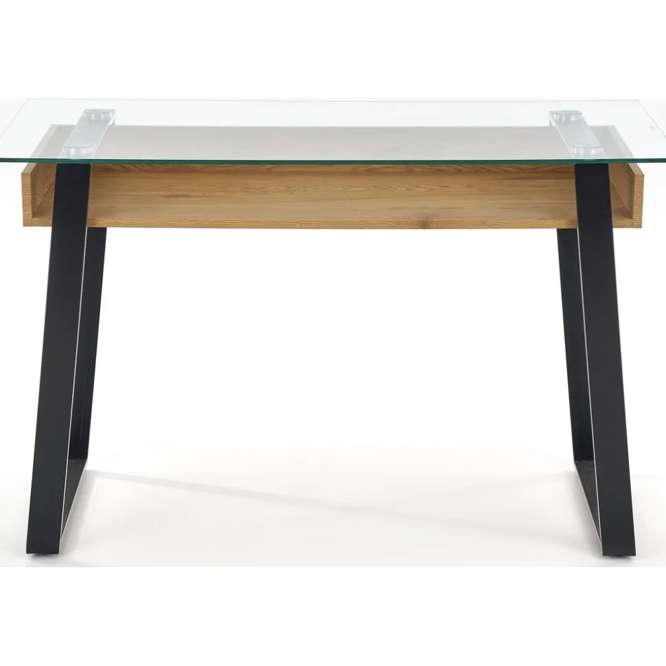 Emma skrivbord 120 x 60 cm - Ek/svart