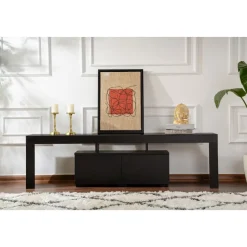 Enclave TV-bänk - Svart trä