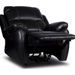 Enjoy Chicago El-Recliner Fåtölj - Svart konstläder