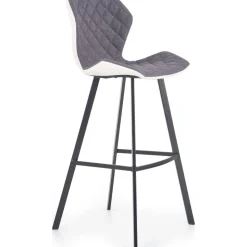 Erin barstol hög - Vit/grå