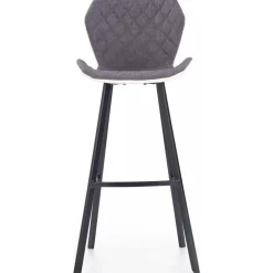 Erin barstol hög - Vit/grå + Möbeltassar