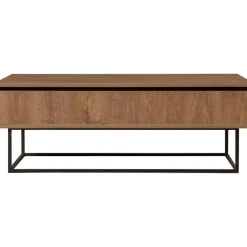 Estor soffbord 120 x 60/92 cm - Valnöt/svart