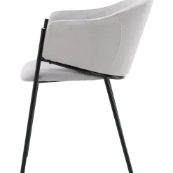 Evelina matstol - Grå sammet