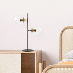 Fasett bordslampa klar - Vintage