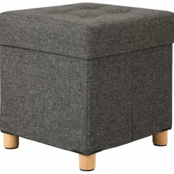 Fideli sittpuff med förvaring - Grå