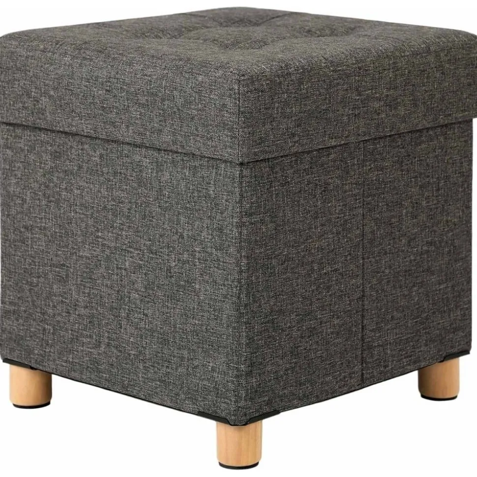 Fideli sittpuff med förvaring - Grå